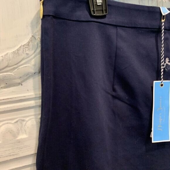 Draper James Scallop Navy Shorts Size 12 NWT - Picture 3 of 11